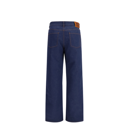 Five-pocket straight cut Jeans with logo detail - Image 2
