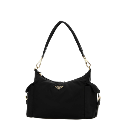 Black Re-Nylon Shoulder Bag - Image 2