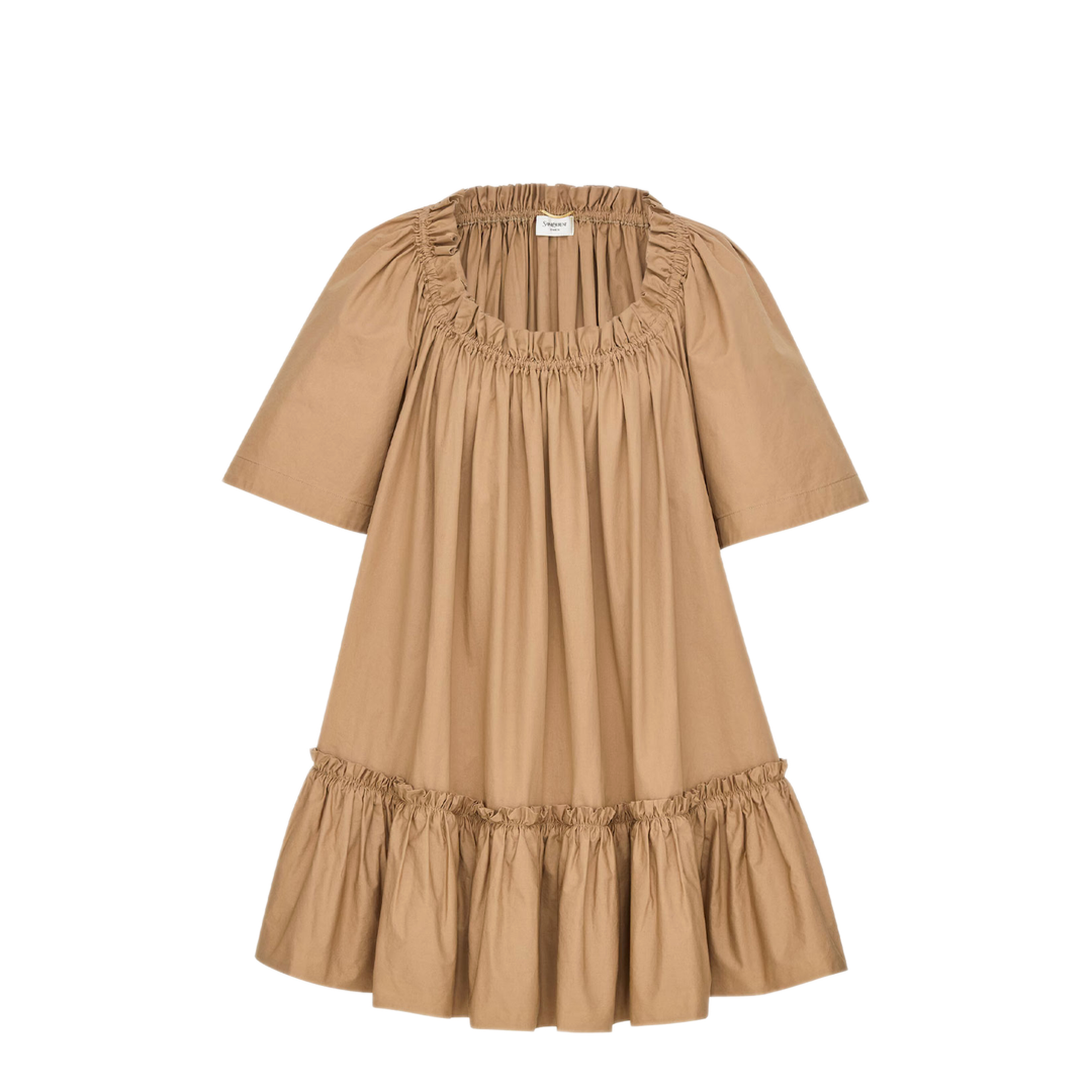 Ruffled Dress in Cotton - Image 1
