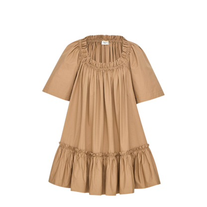 Ruffled Dress in Cotton - Image 1