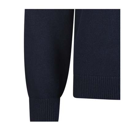 Midnight Blue Wool Sweater - Image 8