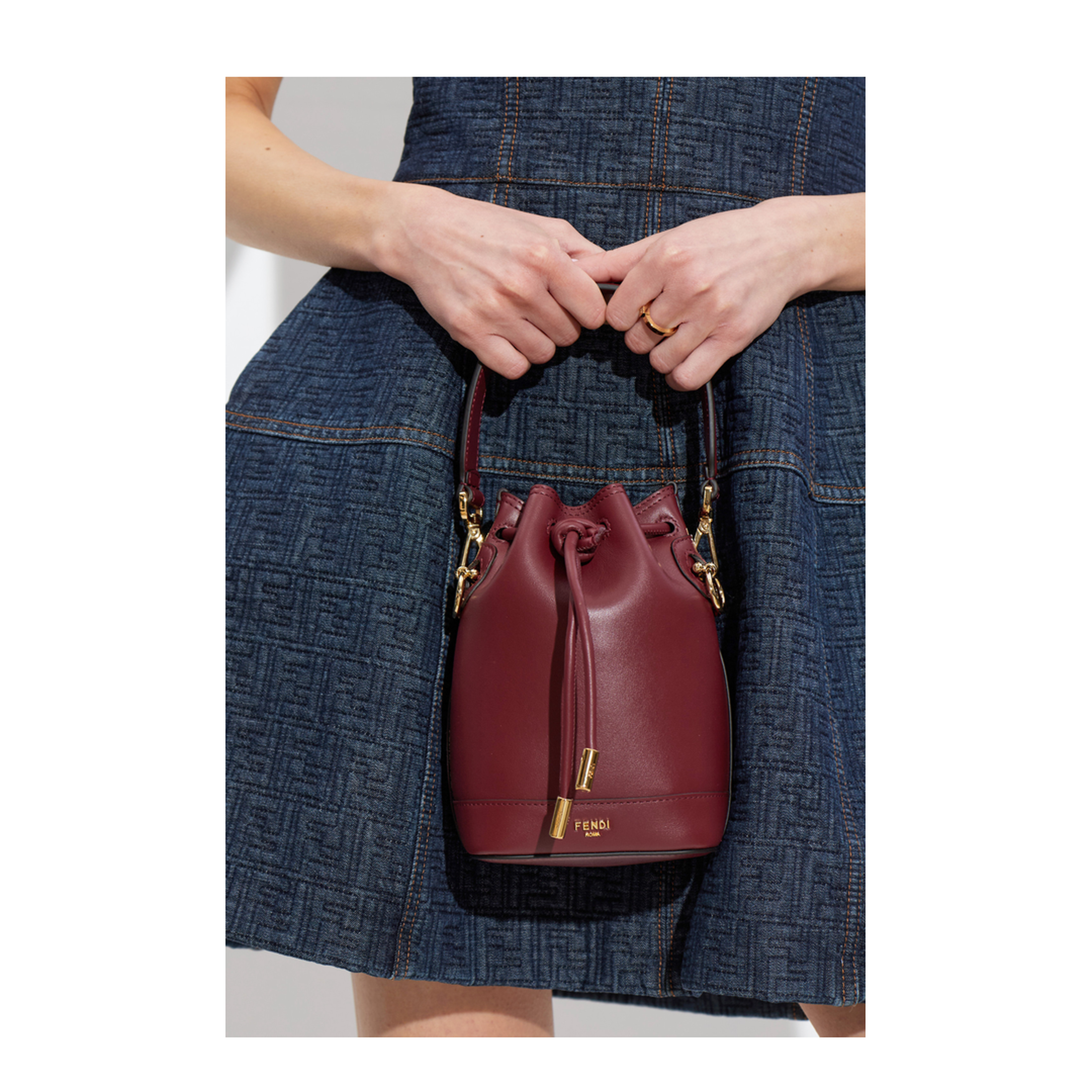 Dark Red Mon Tresor Mini Bag - Image 2