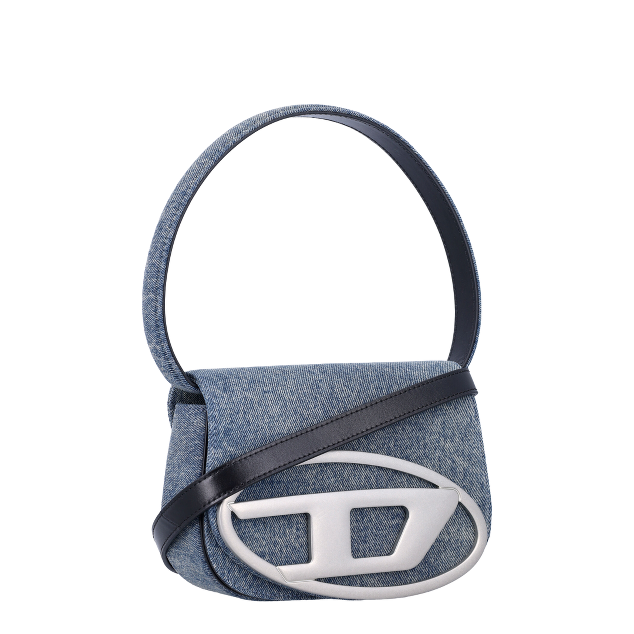 1DR Denim Shoulder Bag - Clear Blue - Image 2