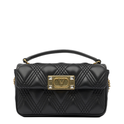 Garavani Small Shoulder Bag Quiltie 67 Black - Image 5