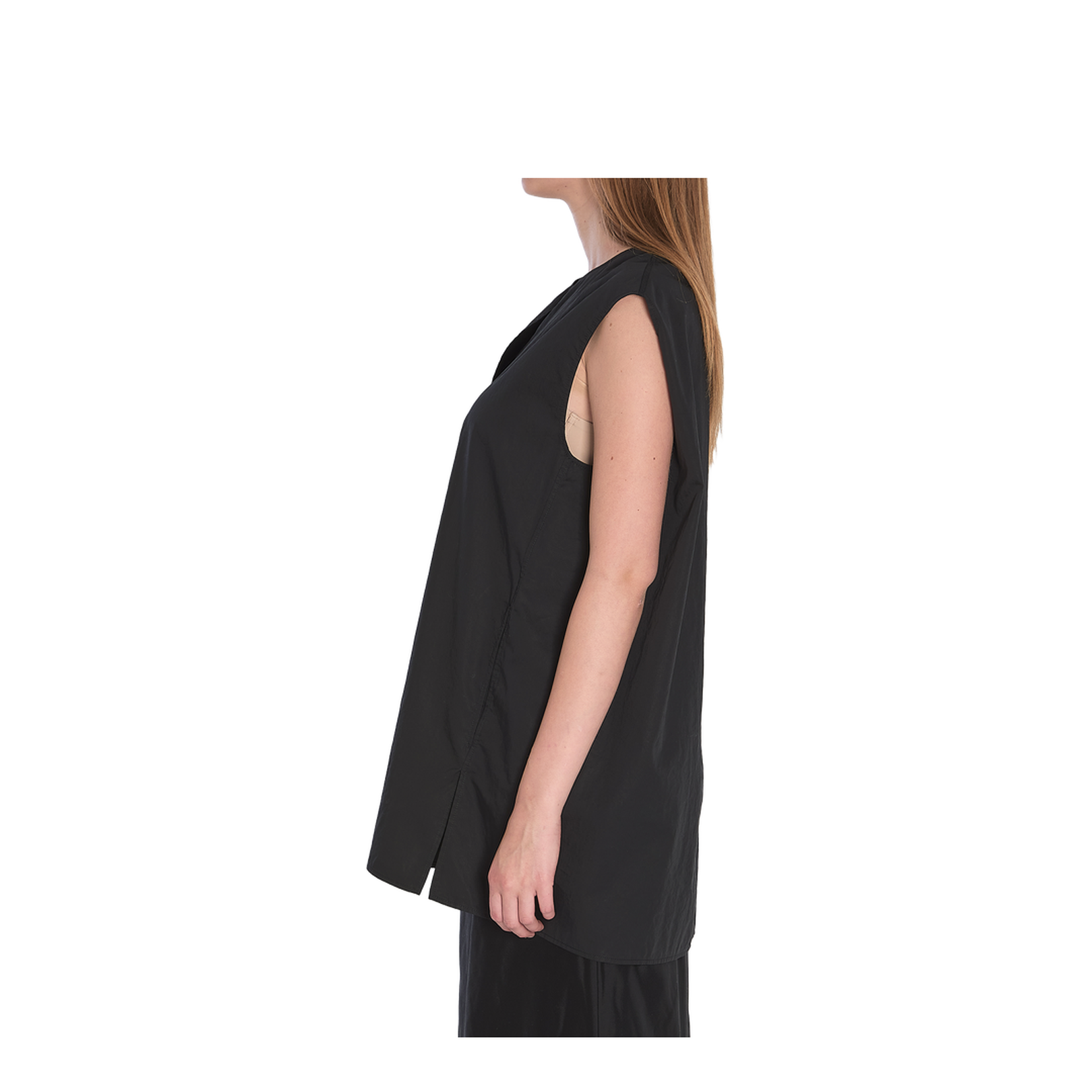 Owen Top Black in Cotton - Image 3