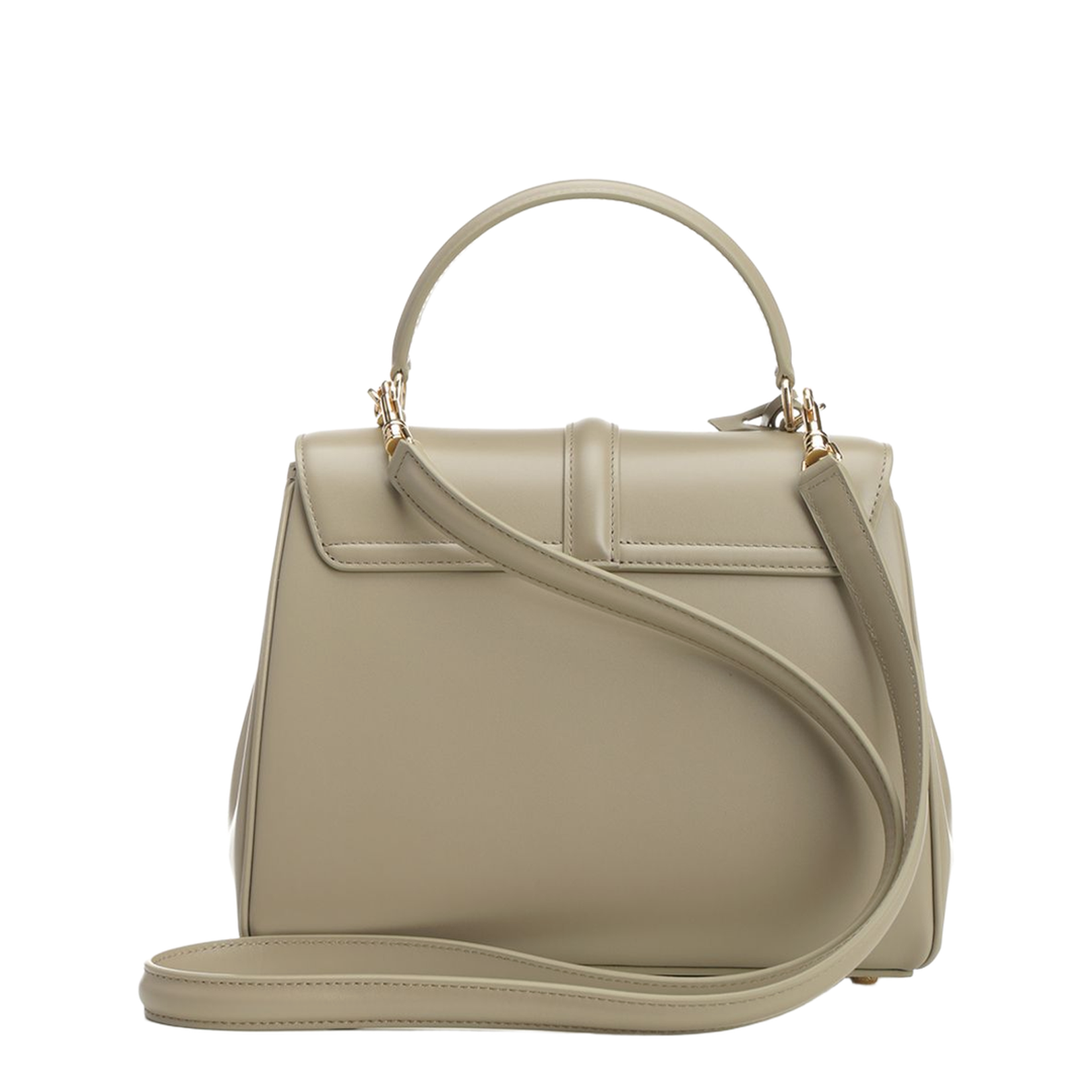 Small 16 Satinated Hand Bag Calfskin Grey - Image 3