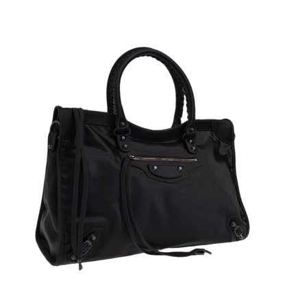 Le City Large Nylon Tote Bag - Black - Image 4