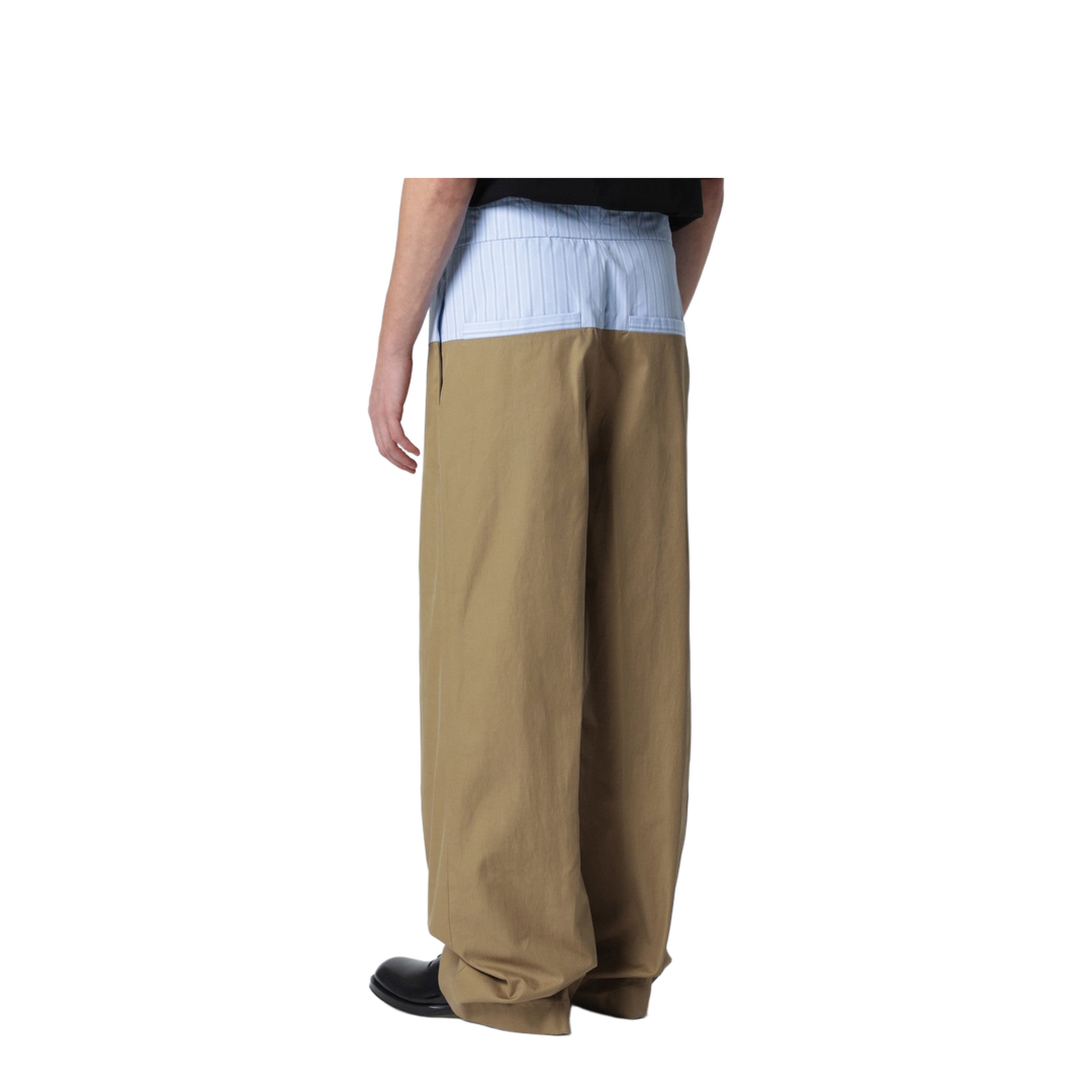 Trousers with Contrasting Waistband - Image 2