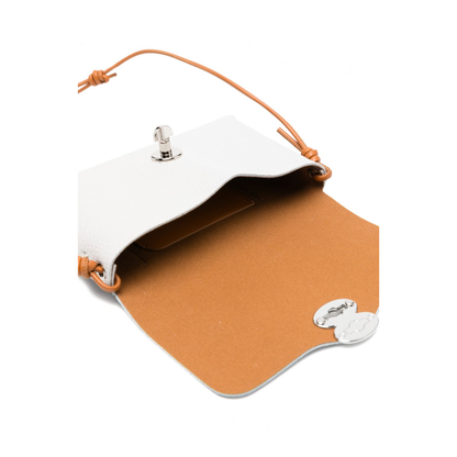 Lettera Daily Small Calf Leather Top-Handle Bag - Pearl / Light Grey - Image 4