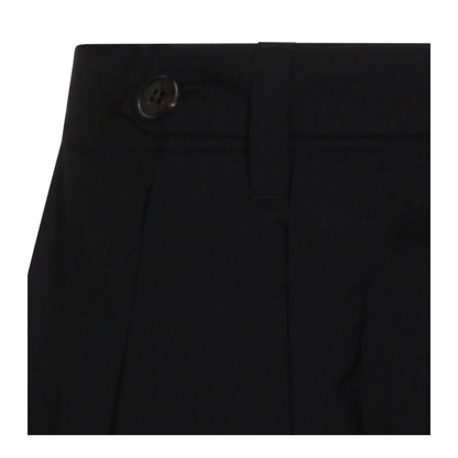 Women's Button Flared Skirt Black - Image 5