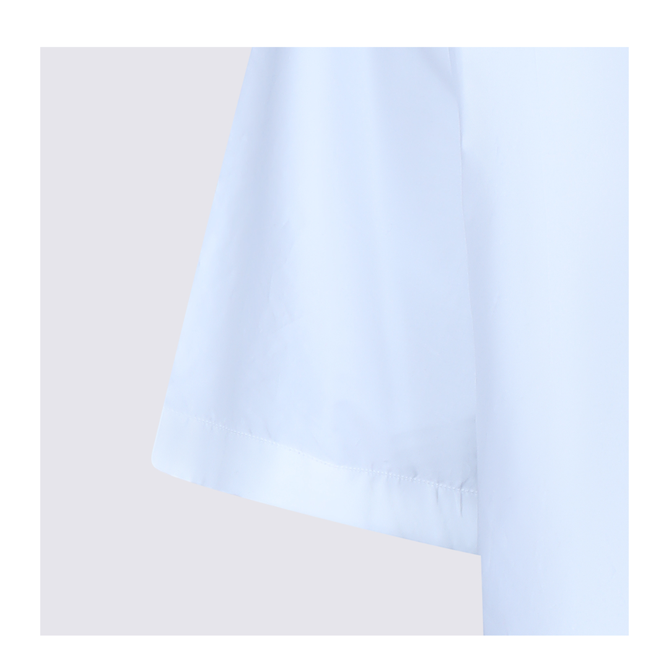 White Poplin Oversize Shirt - Image 7