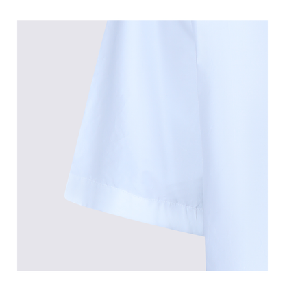 White Poplin Oversize Shirt - Image 7