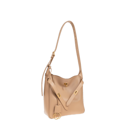 Bel Air Small Hobo Bag in Latte - Reversible - Image 4