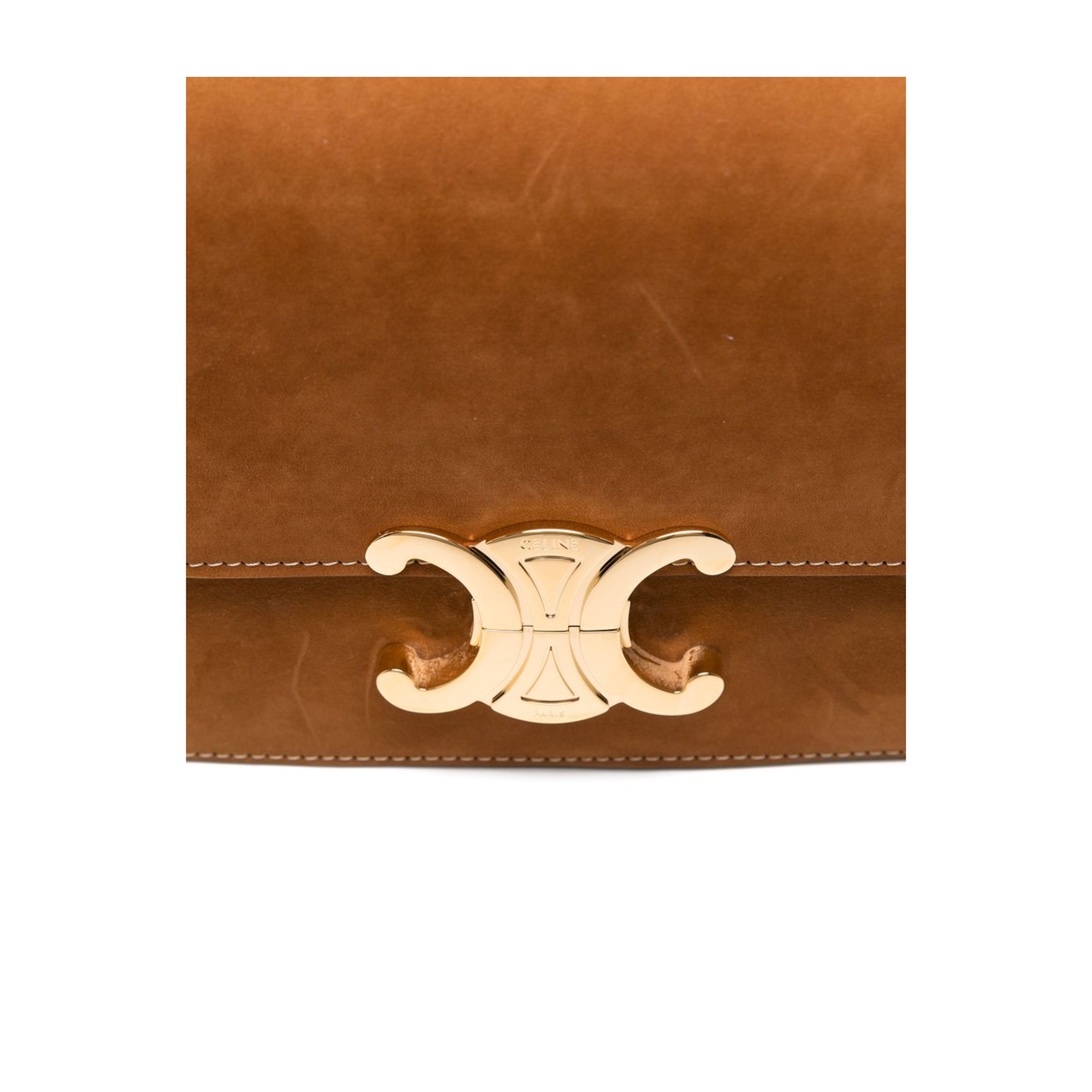 Triomphe Bag in Nubuck Calfskin - Image 4