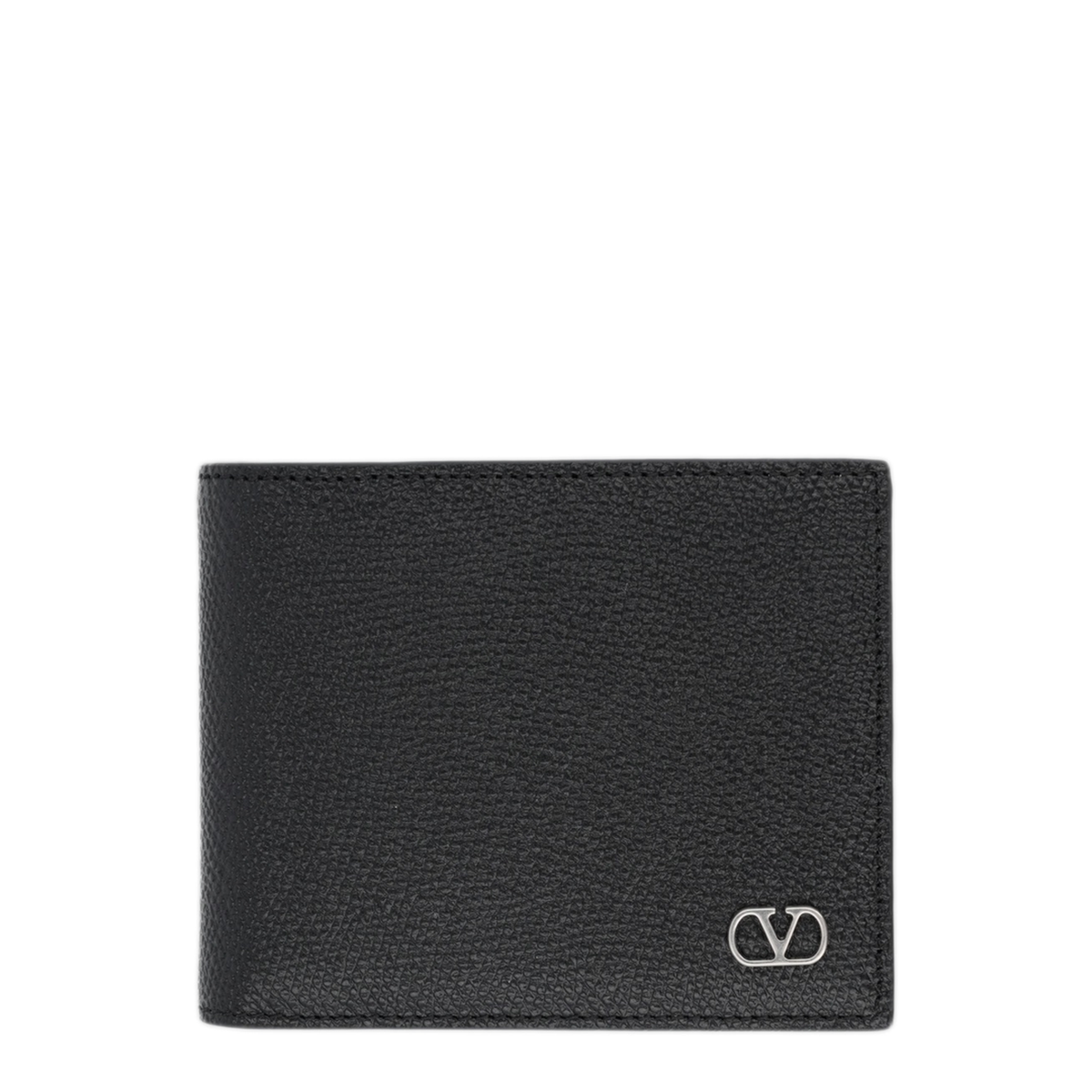 VLogo Signature Grainy Calfskin Wallet - Image 1