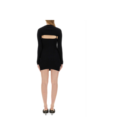 Knitted Mini Dress - Image 3