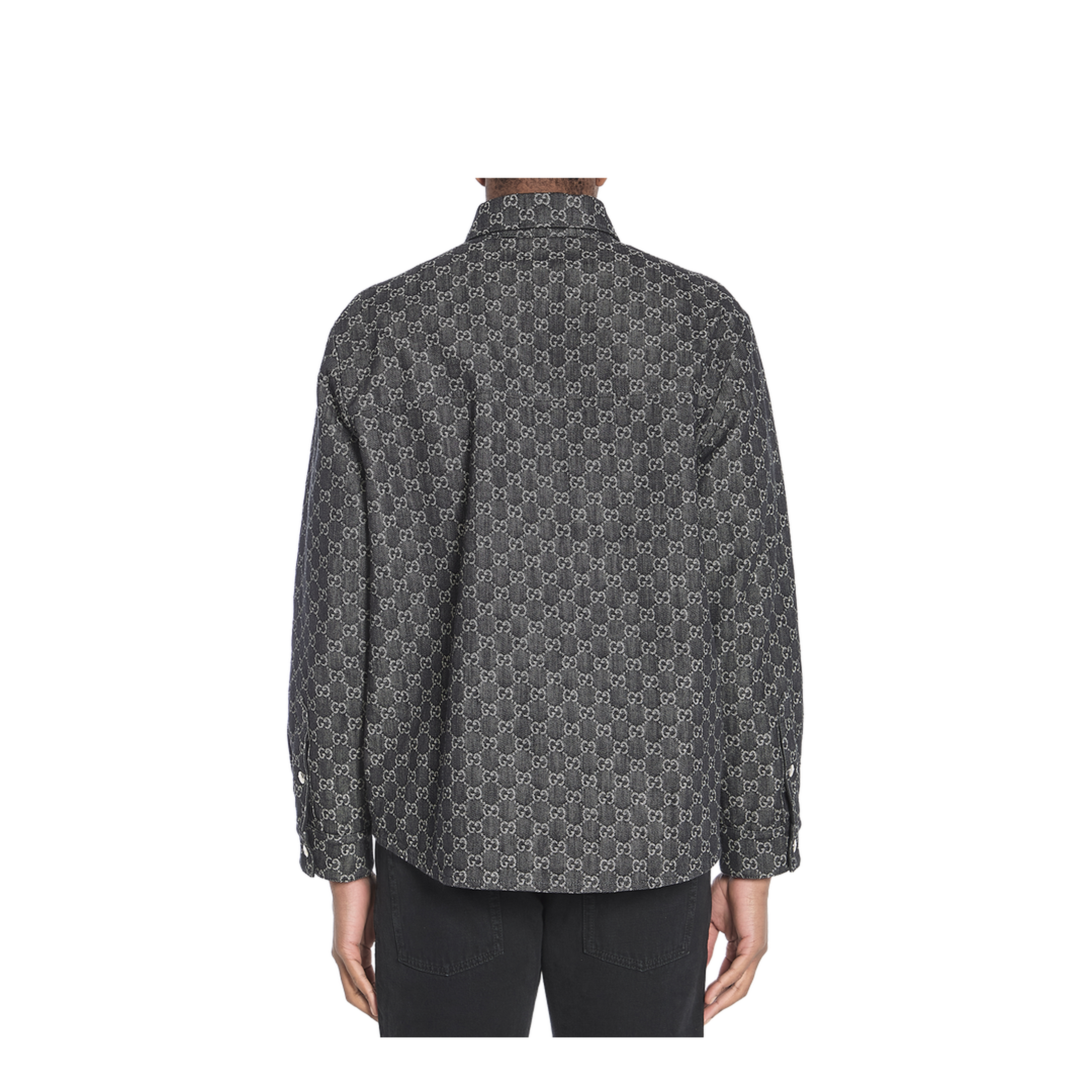 Embroidered Denim Shirt - Image 4