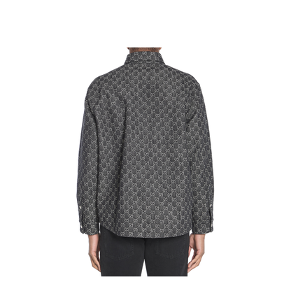 Embroidered Denim Shirt - Image 4