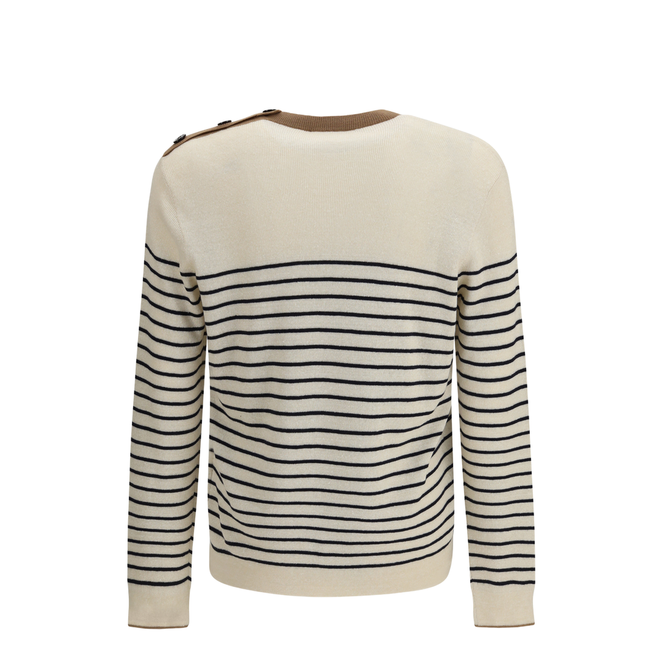 Jacquard Wool and Cotton Blend Sweater - Image 2