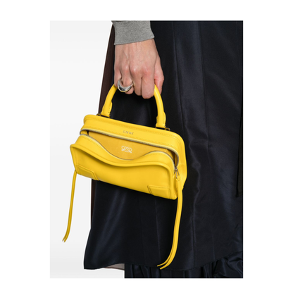 Amazona Mini Soft Calfskin Crossbody - Daisy Yellow - Image 4