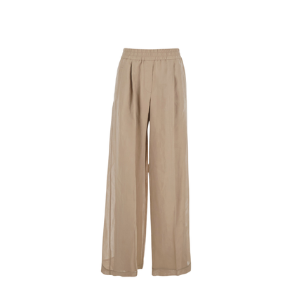 Cotton Trousers Cream - Image 1