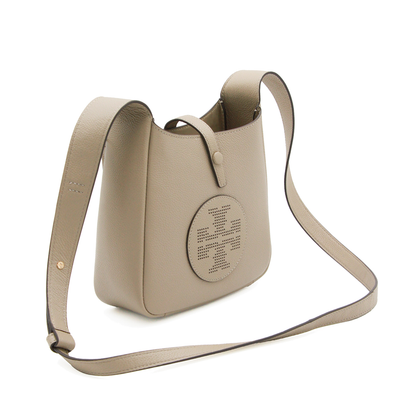 Miller Swing Medium Pebbled Leather Crossbody Bag - Soft Cement - Image 3