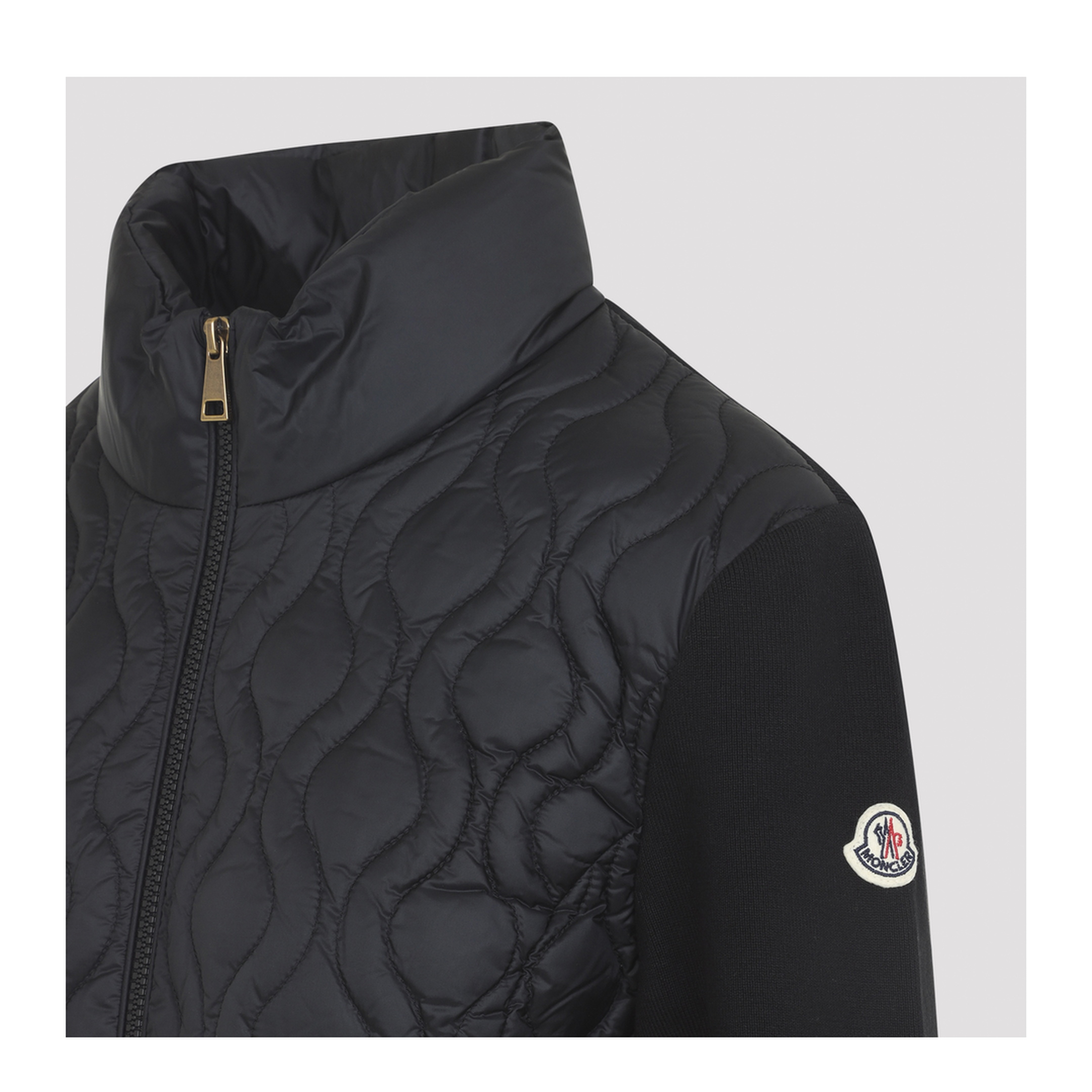 Quilted Zip-Up Cardigan - Image 6