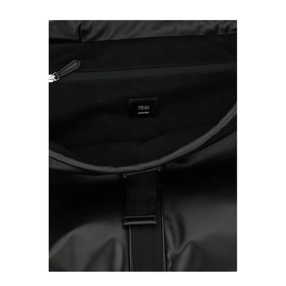 Flux Maxi Messenger Leather Black - Image 4