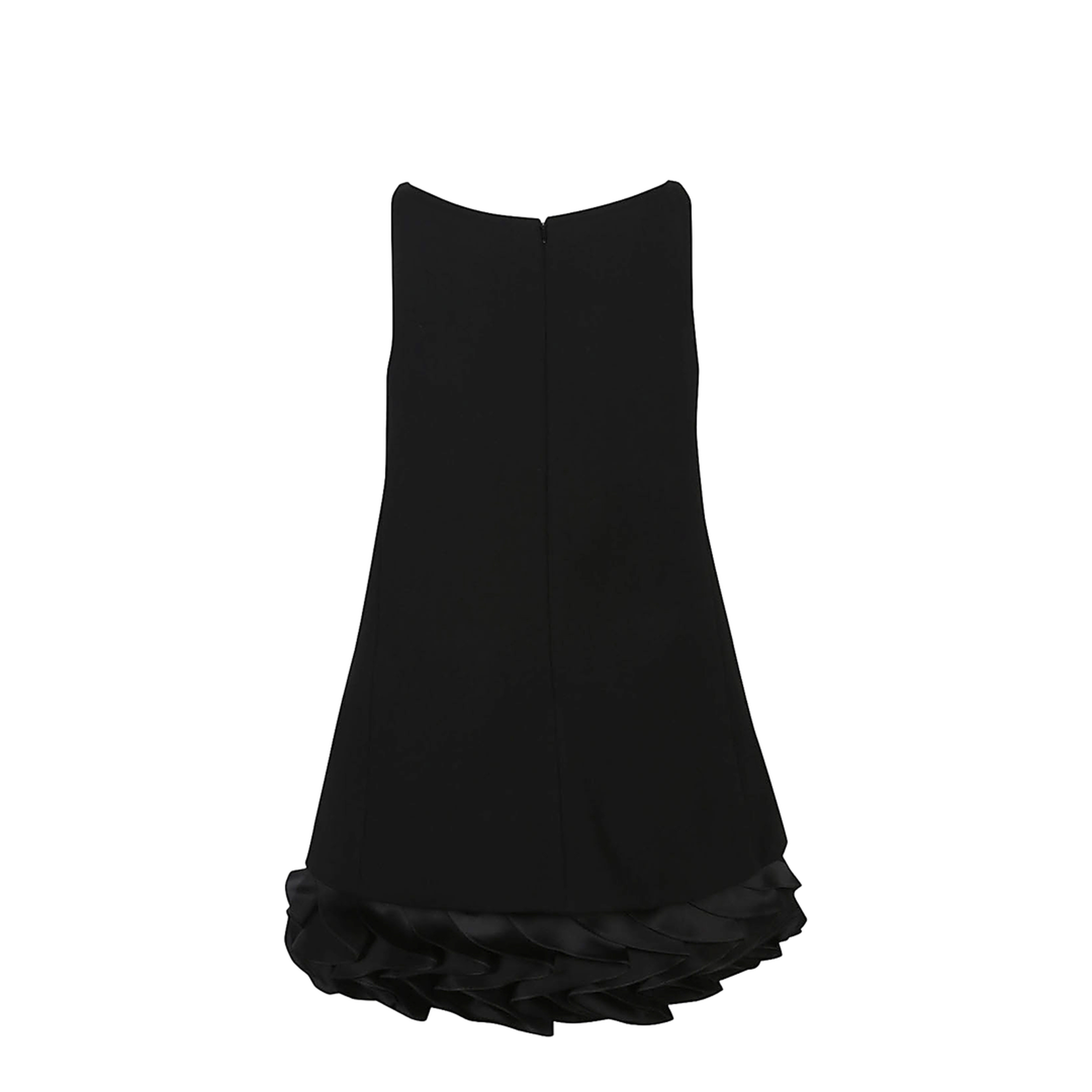 Bouquet Mini Dress in Gauffered Double Wool - Image 2