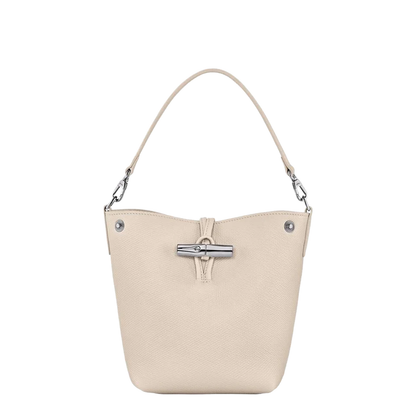 Roseau XS Bucket Bag Paper - Leather - Image 5