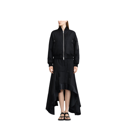 Cropped Bomber Jacket - Image 2