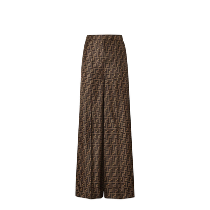 Trousers Silk Brown - Image 1