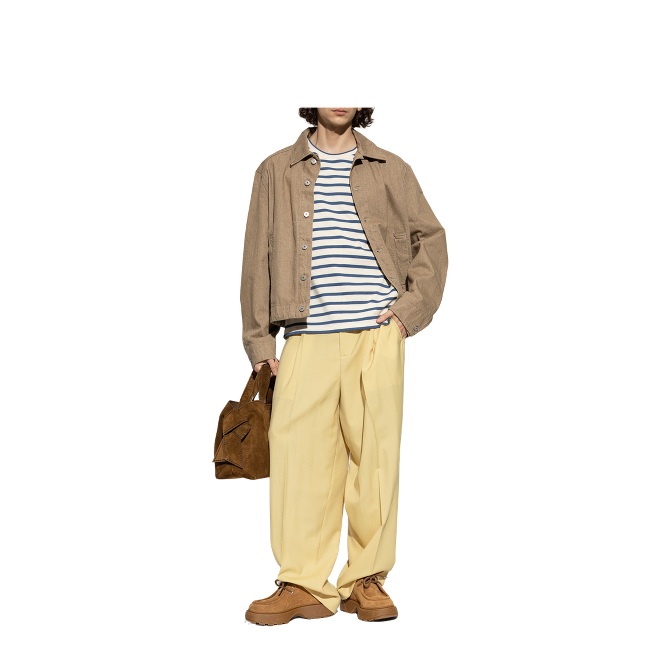 Men's Striped Long Sleeve Top - Image 3