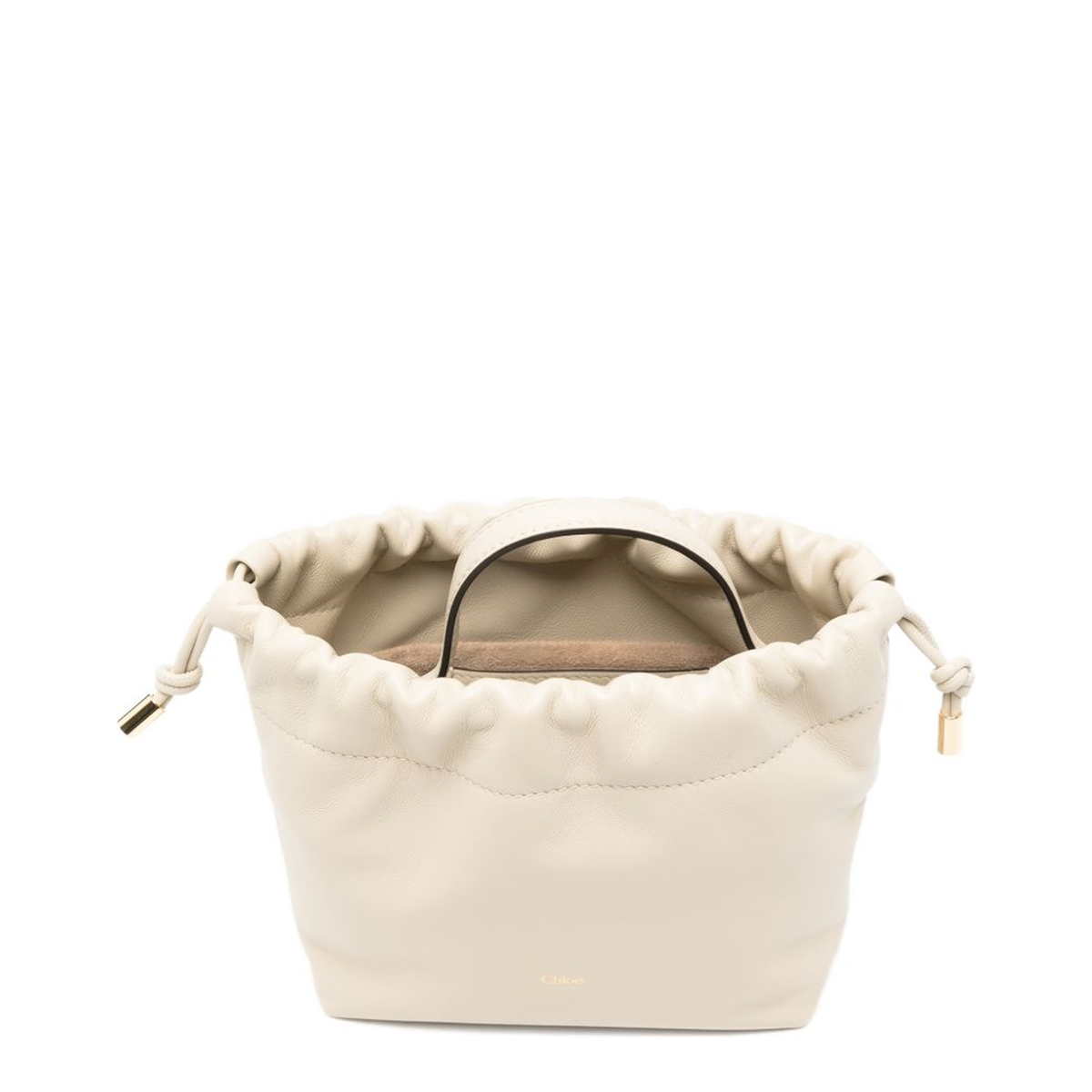 Icons Mini Lambskin Shoulder Bag - Cloudy Cream - Image 4