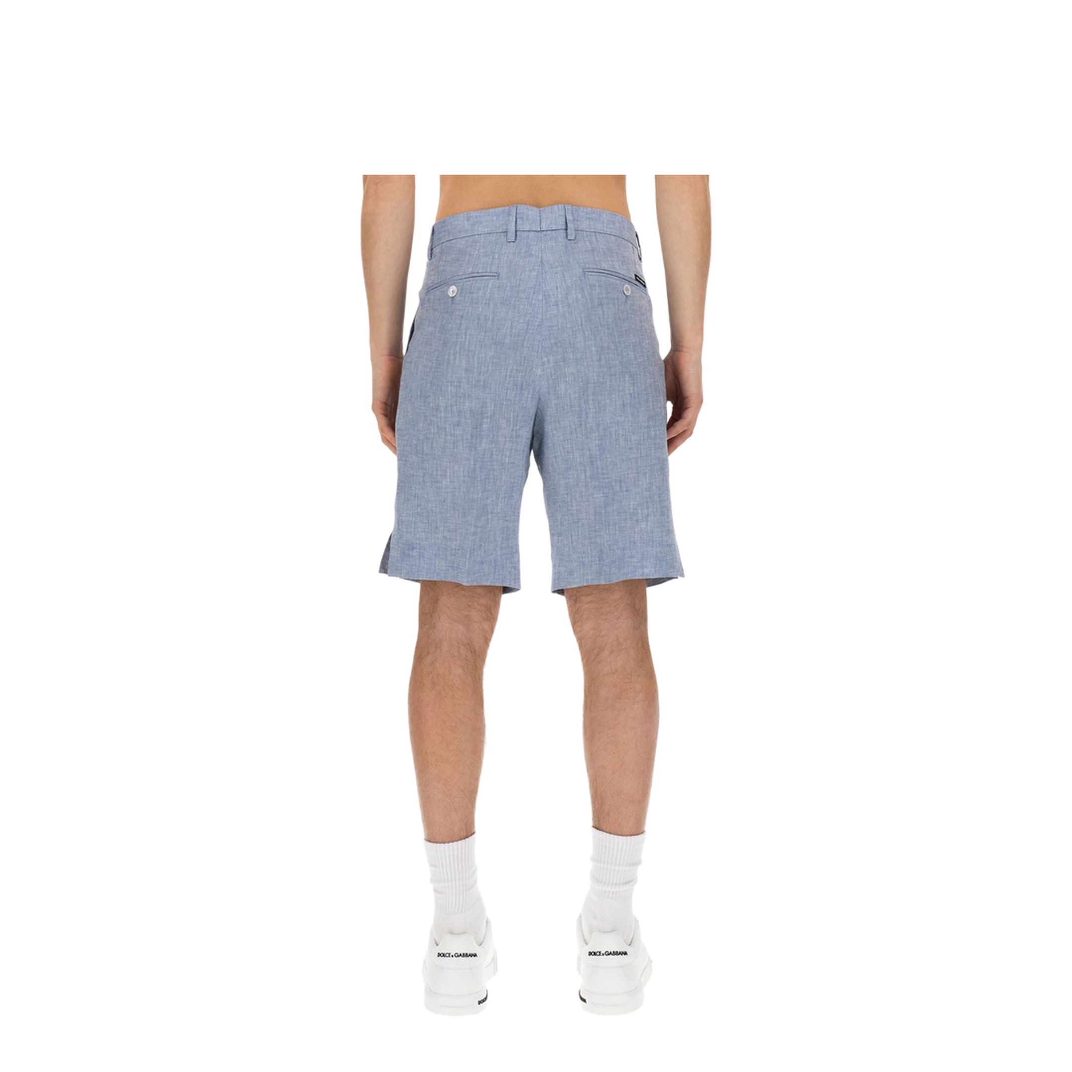 Linen Bermuda Shorts - Image 4