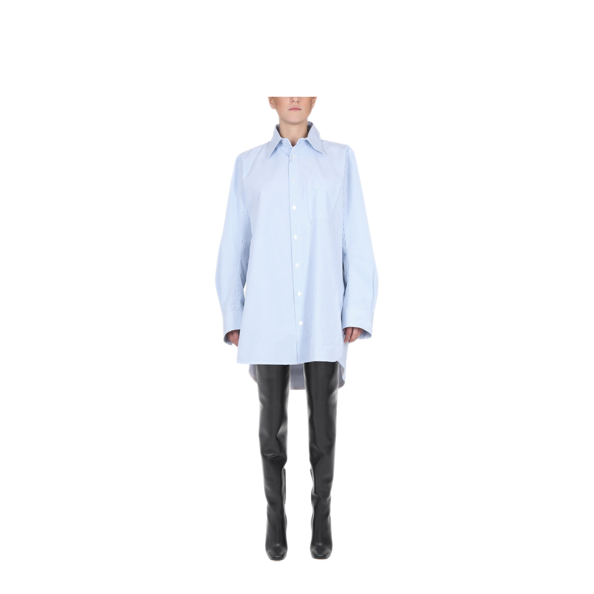 Shirt with Curved Back - Image 1