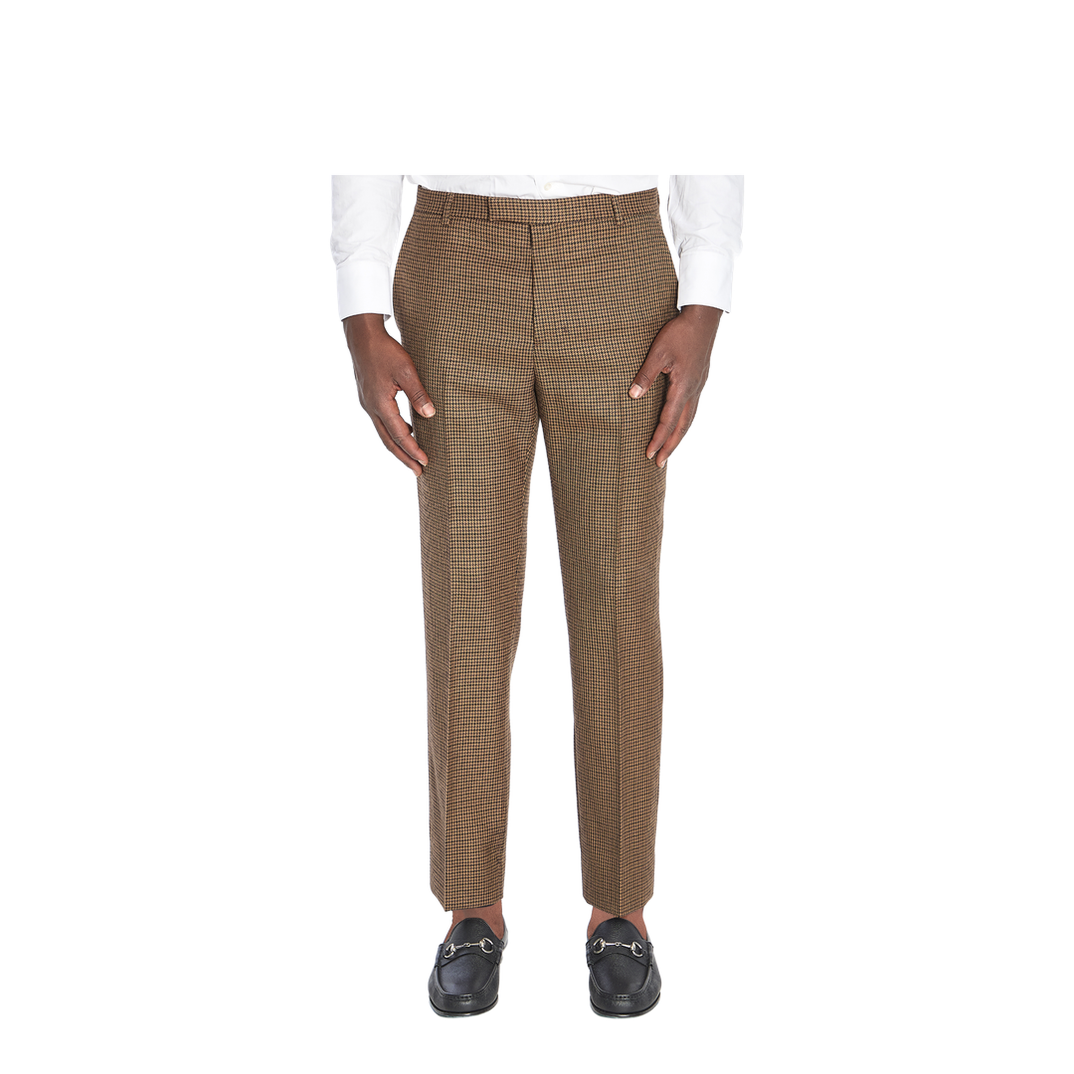 Wool Tweed Trousers - Image 1