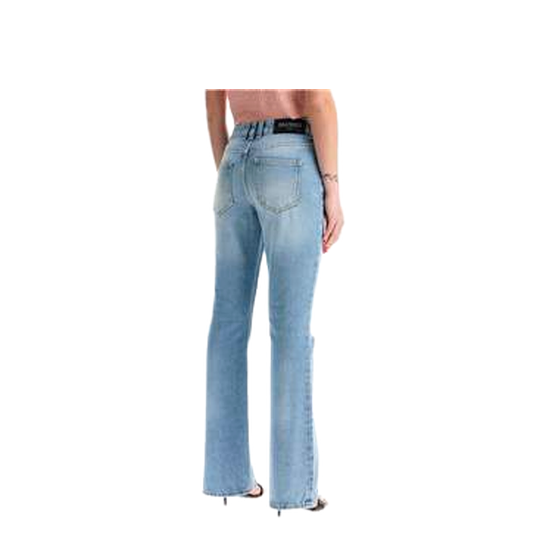 Light Blue Cotton Jeans - Image 5