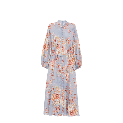 Awaken Billow Floral Maxi Dress - Image 1