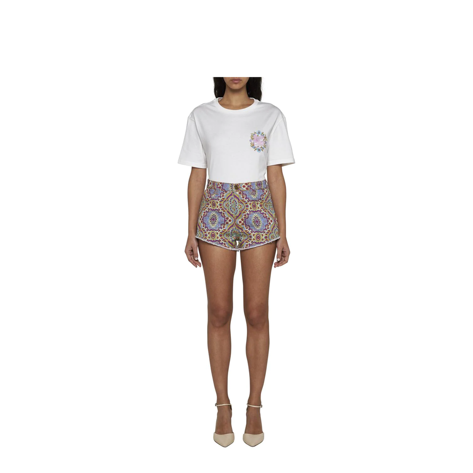 Paisley Print Shorts - Image 2