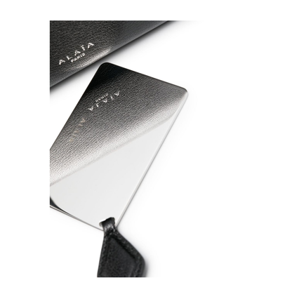 Le Teckel Medium Goatskin Shoulder Bag - Black - Image 3