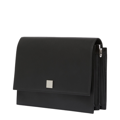 Biancaroughs Medium Leather Crossbody Bag Black - Image 2