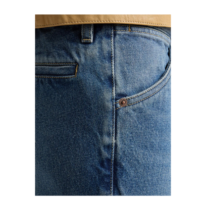 Tight Fit And Regular Waist Washed Denim Jeans - Image 6