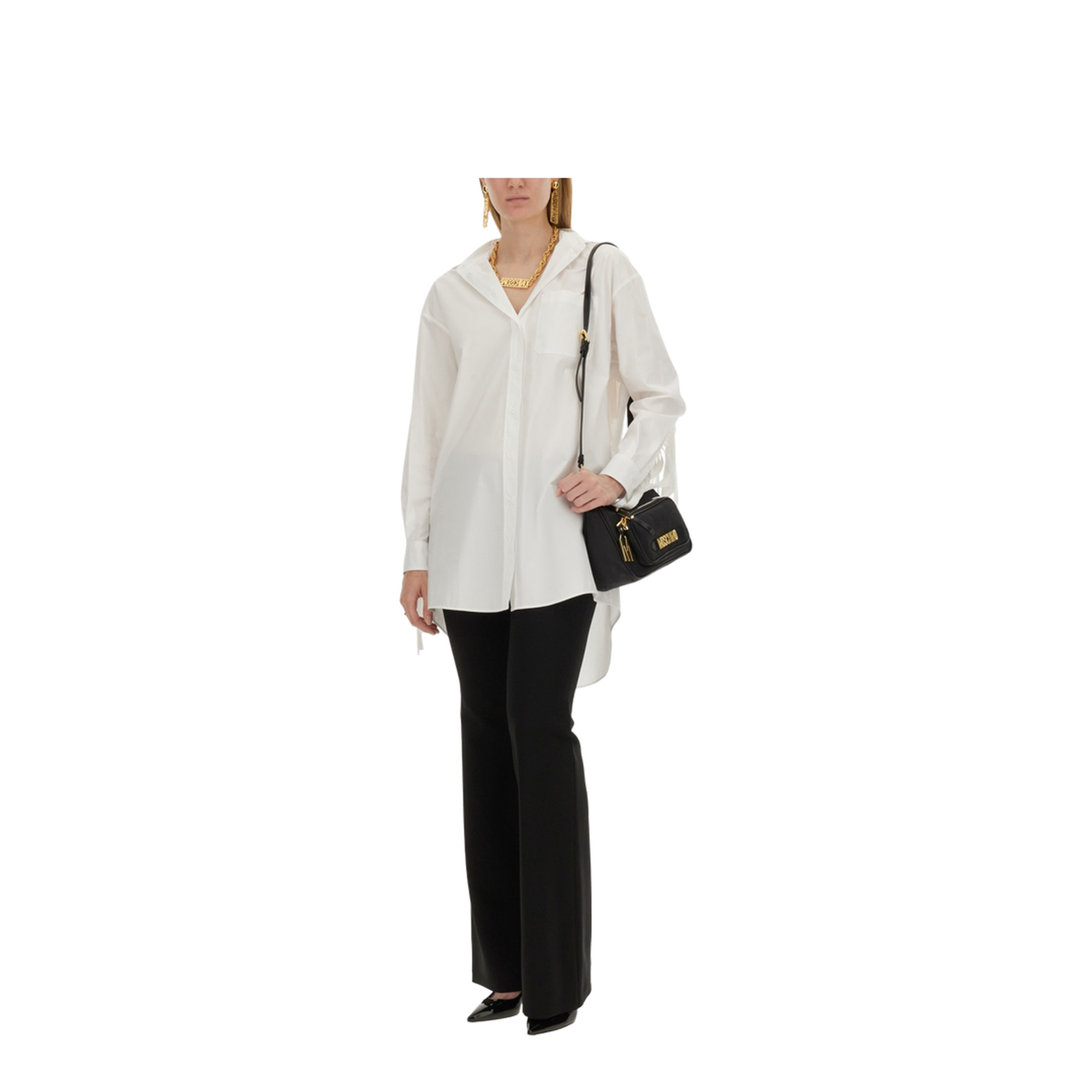 Oversized Couture Shirt in White - Image 2