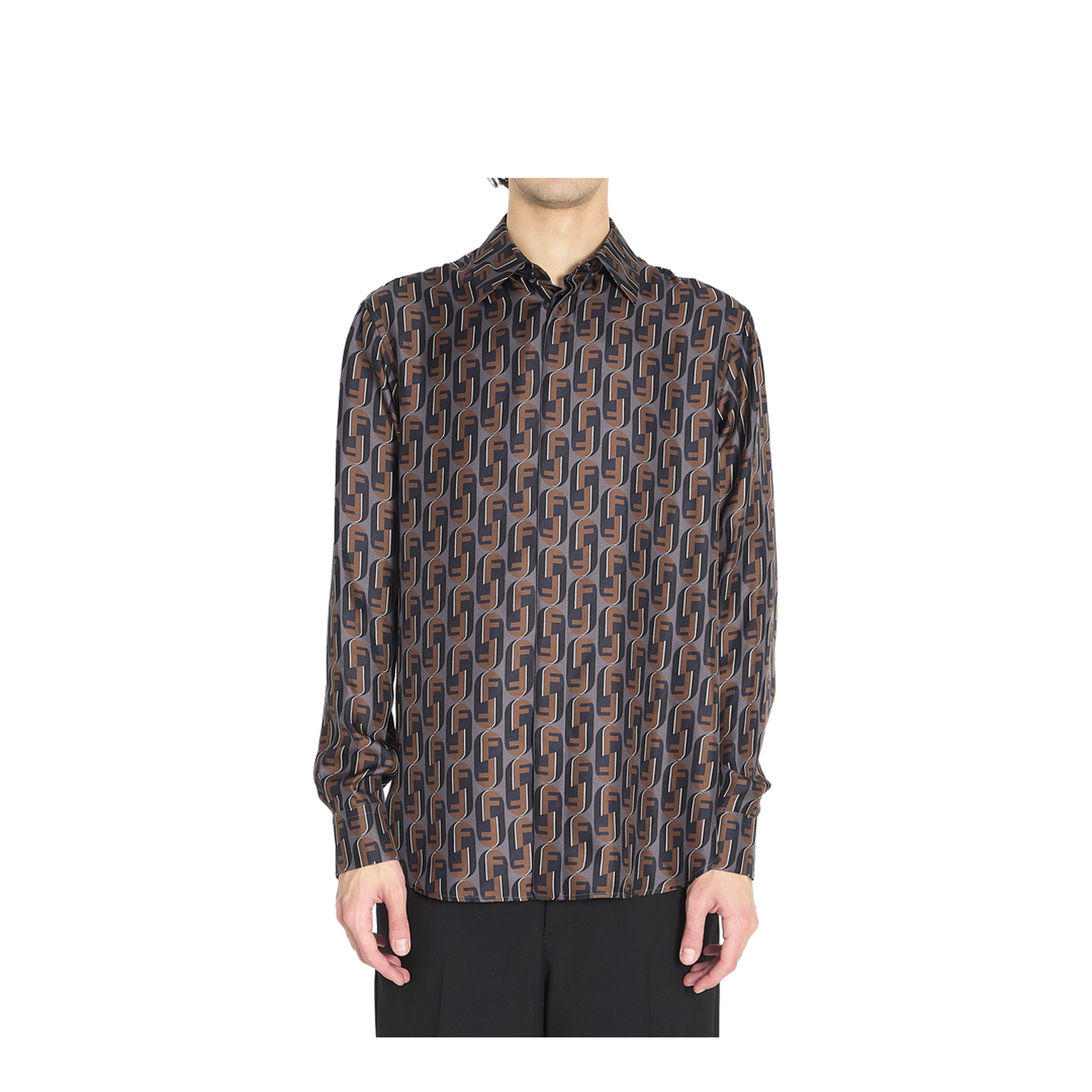 Printed Silk Shirt - Image 1