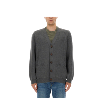 Melange Cotton Cardigan - Image 1