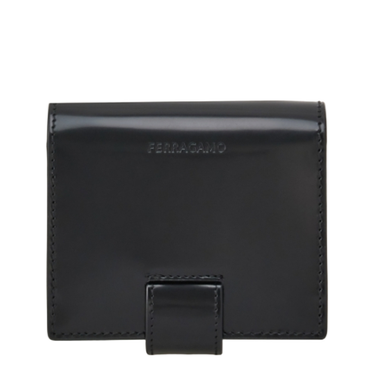 Gancini Flip-Lock Leather Cardholder - Image 3