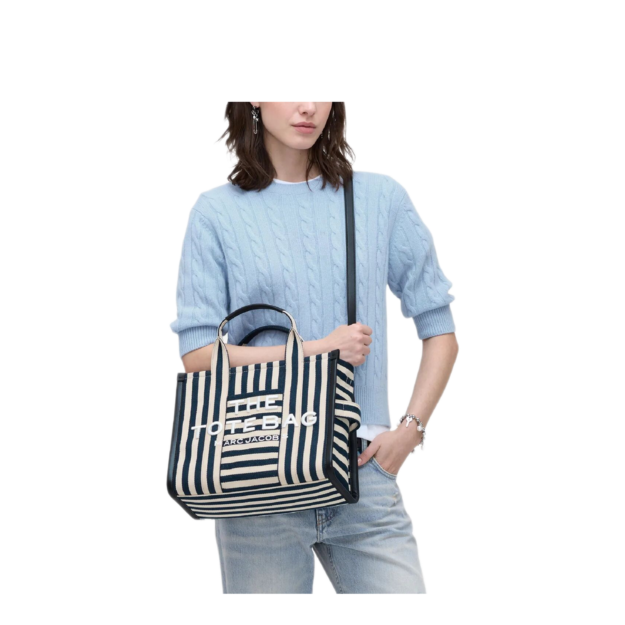 Medium Canvas Tote - Blue Sea Multi - Image 2