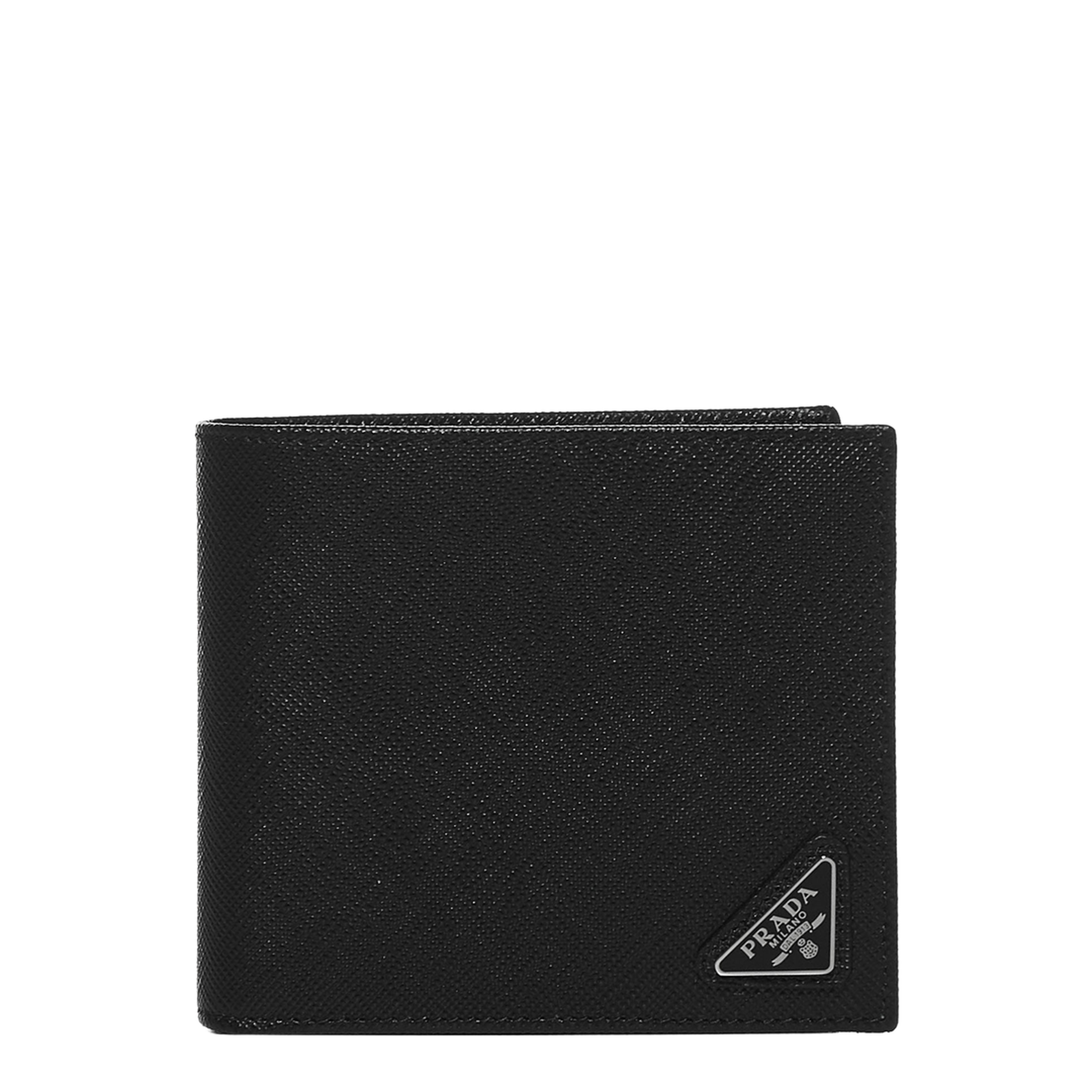 Saffiano Leather Wallet with Coin Purse - Nero (Black) - Image 1