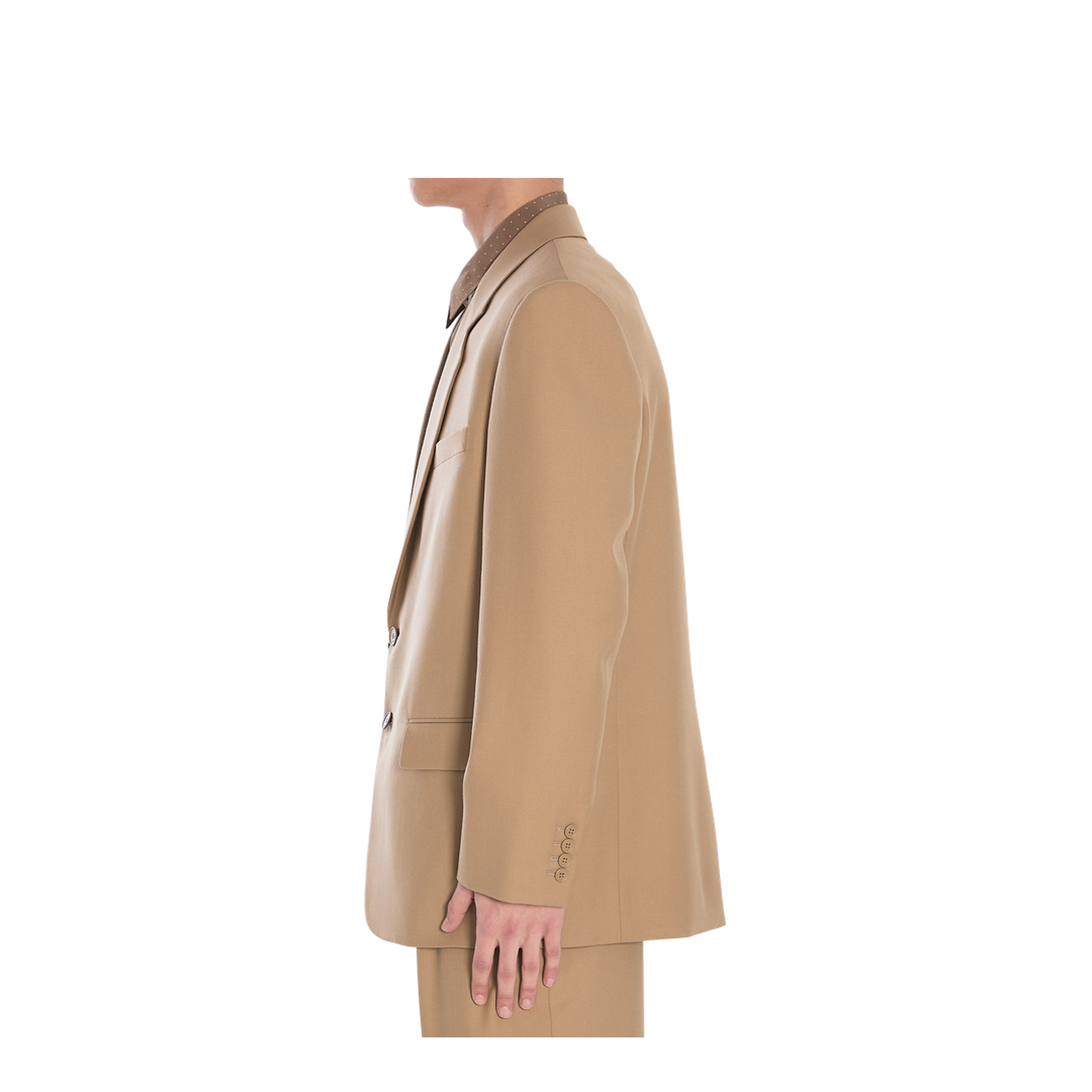 Single-breasted wool jacket - Image 3